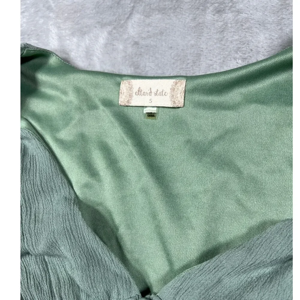 Altar'd State Sage Dress Women Small Cottage Coastal Cowgirl Rodeo Beachy Vibes - Picture 5 of 8